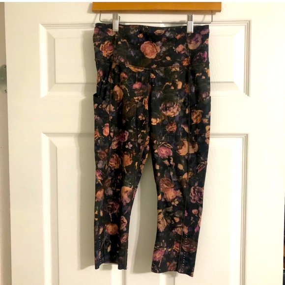 Lululemon Fast and free crop 19” frosted rose multi - Picture 2 of 2